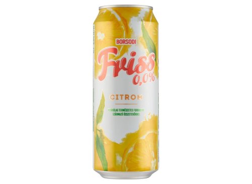Borsodi Friss alkoholmentes citrom sör (0,5l)