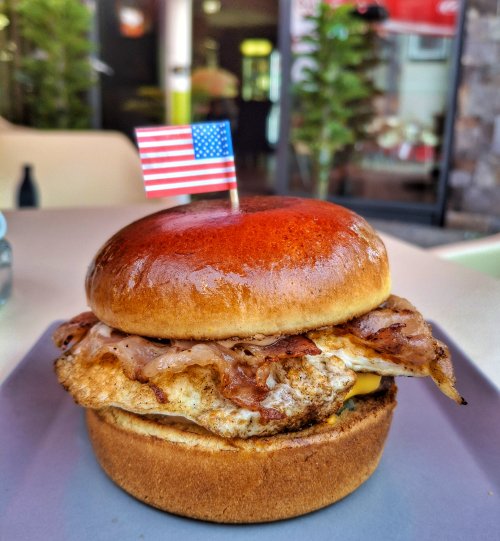 Eggdrop Smash Burger