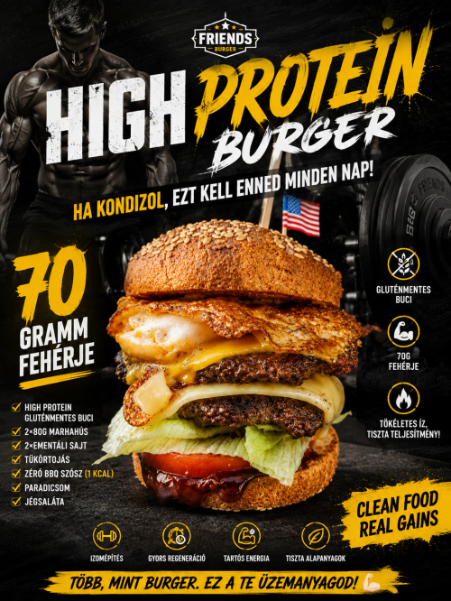 Pasis Protein Burger(70g fehérje)